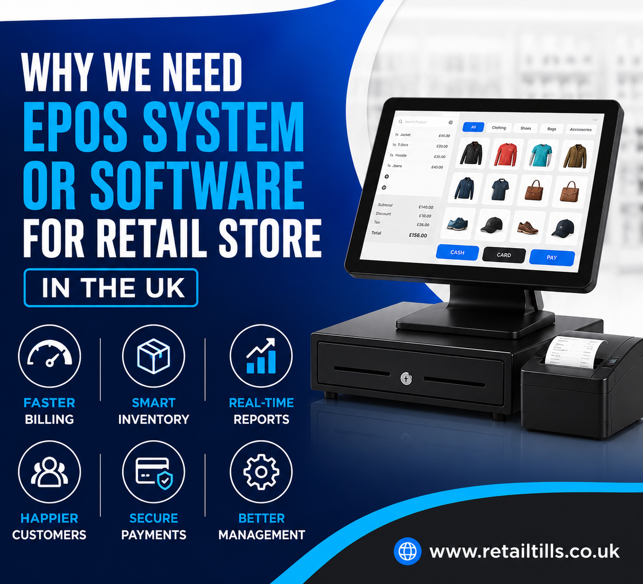 Epos system or software for retail store UK