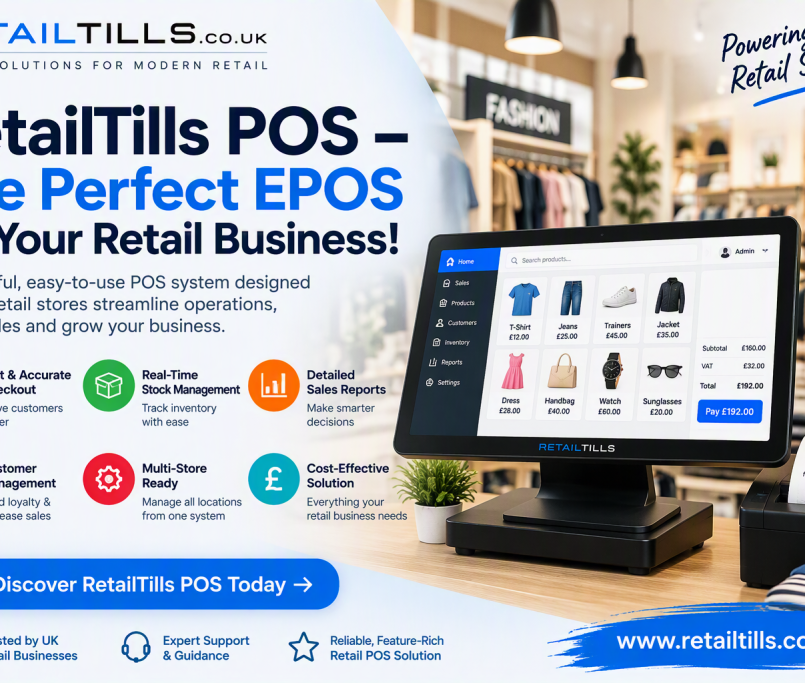 RetailTills POS – The Perfect EPOS for Your Retail Business